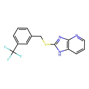 2-(3-Trifluoromethyl-benzylsulfanyl)-3H-imidazo[4,5-b]pyridine structure