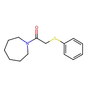 1-(Azepan-1-yl)-2-(phenylsulfanyl)ethanone structure