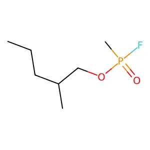 2-Methyl-1-pentyl methylphosphonofluoridate structure
