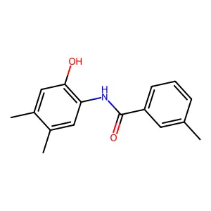 N-(2-羟基-4,5-二甲基苯基)-3-甲基苯甲酰胺 structure