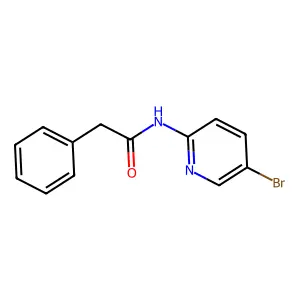 N-(5-bromopyridin-2-yl)-2-phenylacetamide structure