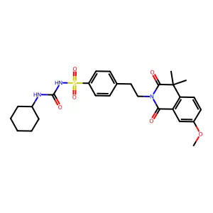 格列喹酮 structure