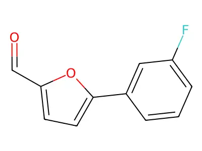 5-(3-Fluorophenyl)furan-2-carbaldehyde structure