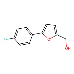 [5-(4-Fluorophenyl)furan-2-yl]methanol structure