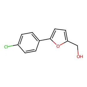 [5-(4-Chlorophenyl)-2-furyl]methanol structure