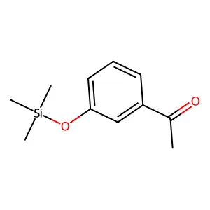 Acetophenone, 3'-(trimethylsiloxy)- structure