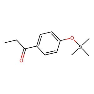 Propiophenone, 4'-(trimethylsiloxy)- structure