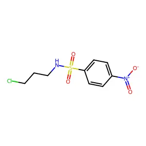 N-(3-chloropropyl)-4-nitrobenzenesulfonamide structure