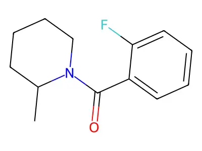 (2-Fluorophenyl)(2-methylpiperidin-1-yl)methanone structure