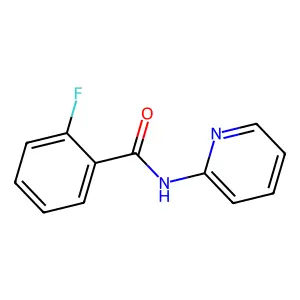 2-fluoro-N-(pyridin-2-yl)benzamide structure