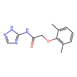 2-(2,6-dimethylphenoxy)-N-(4H-1,2,4-triazol-3-yl)acetamide structure