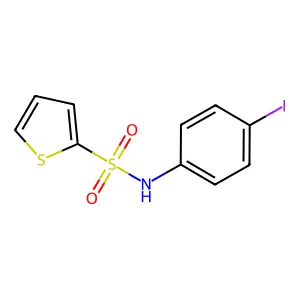 N-(4-iodophenyl)thiophene-2-sulfonamide structure