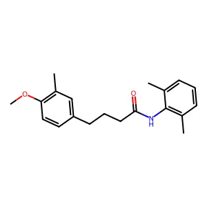 N-(2,6-dimethylphenyl)-4-(4-methoxy-3-methylphenyl)butanamide structure