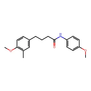 4-(4-methoxy-3-methylphenyl)-N-(4-methoxyphenyl)butanamide structure