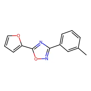 5-(Furan-2-yl)-3-(3-methylphenyl)-1,2,4-oxadiazole structure