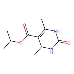 Isopropyl 4,6-dimethyl-2-oxo-1,2,3,4-tetrahydropyrimidine-5-carboxylate structure