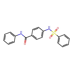 N-phenyl-4-(phenylsulfonamido)benzamide structure