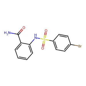 2-{[(4-Bromophenyl)sulfonyl]amino}benzamide structure