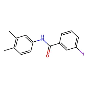 N-(3,4-dimethylphenyl)-3-iodobenzamide structure