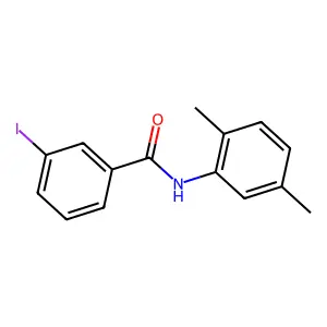N-(2,5-dimethylphenyl)-3-iodobenzamide structure