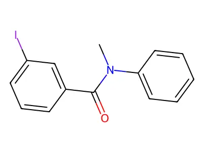 3-iodo-N-methyl-N-phenylbenzamide structure