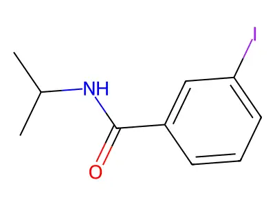 3-iodo-N-isopropylbenzamide structure