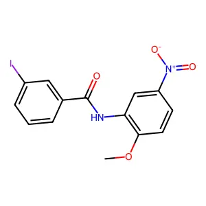 3-iodo-N-(2-methoxy-5-nitrophenyl)benzamide structure