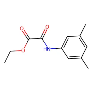 Ethyl [(3,5-dimethylphenyl)amino](oxo)acetate structure