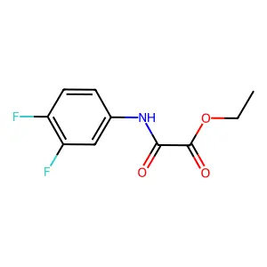 Ethyl [(3,4-difluorophenyl)amino](oxo)acetate structure