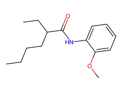 2-ethyl-N-(2-methoxyphenyl)hexanamide structure