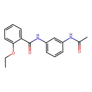 N-[3-(acetylamino)phenyl]-2-ethoxybenzamide structure