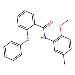 N-(2-甲氧基-5-甲基苯基)-2-苯氧基苯甲酰胺 structure