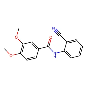 N-(2-Cyanophenyl)-3,4-dimethoxybenzamide structure