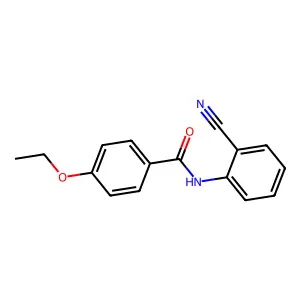 N-(2-cyanophenyl)-4-ethoxybenzamide structure