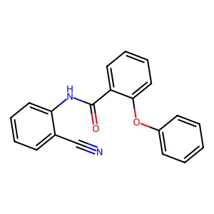 N-(2-cyanophenyl)-2-phenoxybenzamide structure