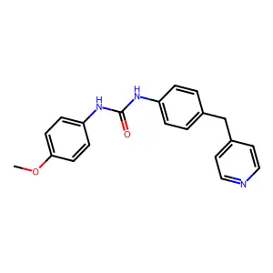 1-(4-Methoxyphenyl)-3-[4-(pyridin-4-ylmethyl)phenyl]urea structure