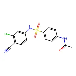 N-{4-[(3-chloro-4-cyanophenyl)sulfamoyl]phenyl}acetamide structure