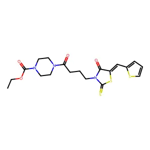 C19H23N3O4S3 structure