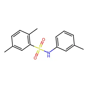 2,5-dimethyl-N-(3-methylphenyl)benzenesulfonamide structure