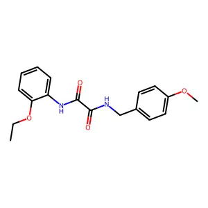 N-(2-ethoxyphenyl)-N'-(4-methoxybenzyl)ethanediamide structure