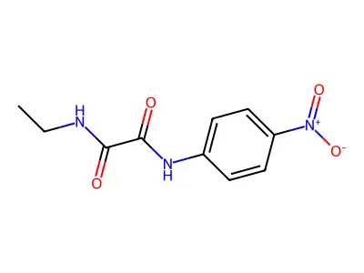 N-ethyl-N'-(4-nitrophenyl)ethanediamide structure