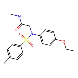 2-(4-ethoxy-N-(4-methylphenyl)sulfonylanilino)-N-methylacetamide structure