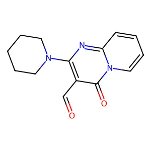 4-Oxo-2-piperidin-1-yl-4H-pyrido[1,2-a]pyrimidine-3-carbaldehyde structure