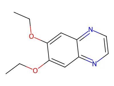 6,7-Diethoxyquinoxaline structure