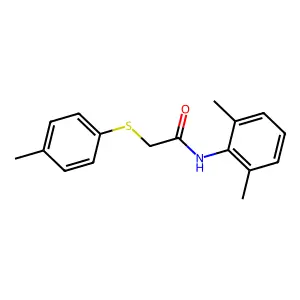 N-(2,6-dimethylphenyl)-2-[(4-methylphenyl)sulfanyl]acetamide structure