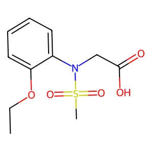 N-(2-Ethoxyphenyl)-N-(methylsulfonyl)glycine structure