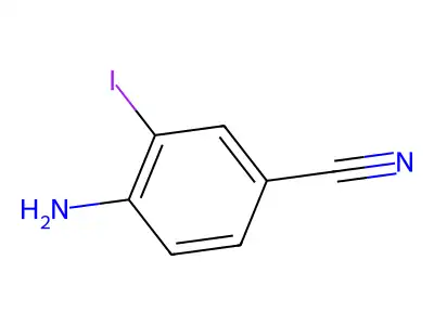 4-Amino-3-iodobenzonitrile structure