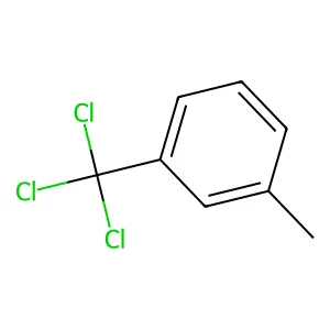 Benzene, 1-methyl-3-(trichloromethyl)- structure