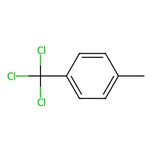 Benzene, 1-methyl-4-(trichloromethyl)- structure