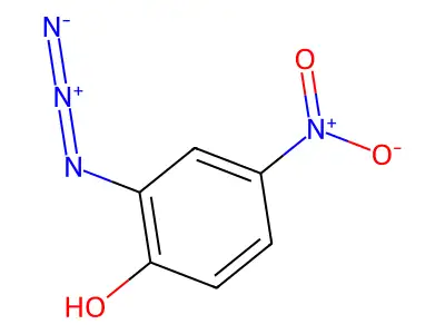2-Azido-4-nitrophenol structure